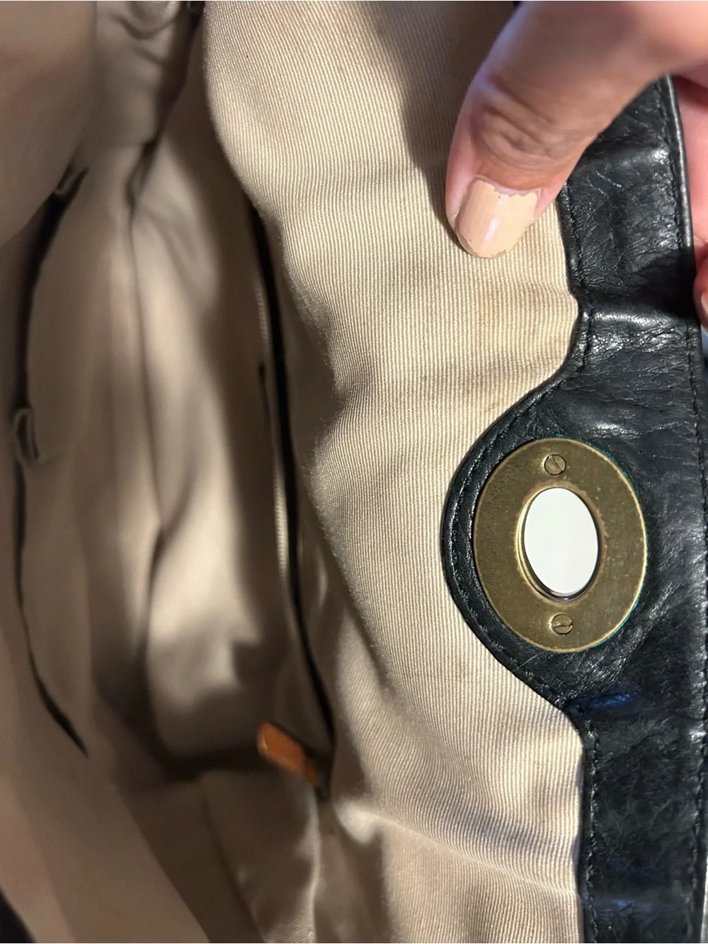 Coach sleek black